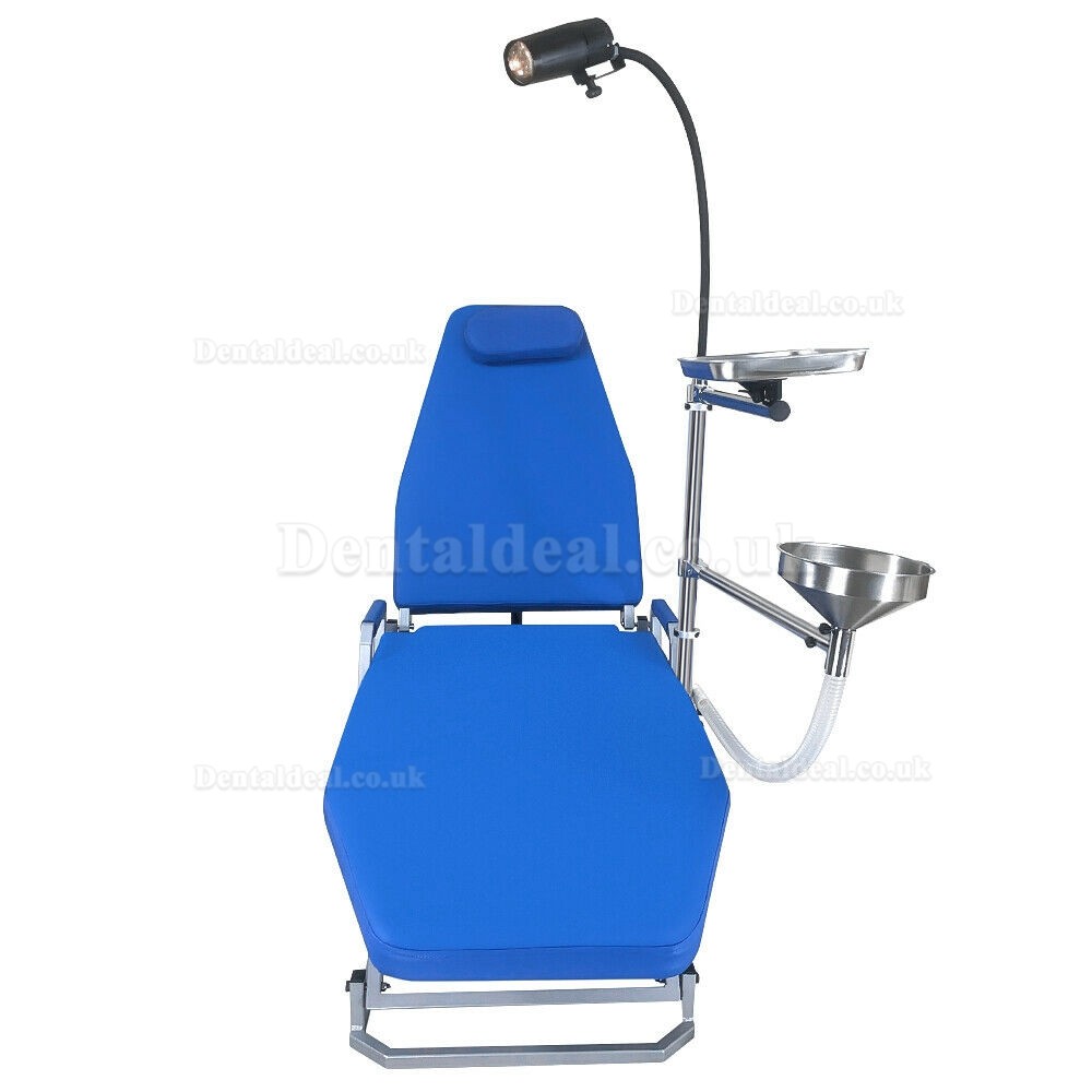 Greeloy Portable Folding Chair with LED Cold Light and Instrument Tray GU-P109 Kit
